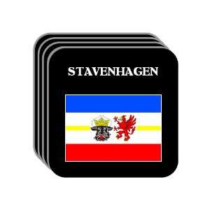   (Western Pomerania)   STAVENHAGEN Set of 4 Mini Mousepad Coasters