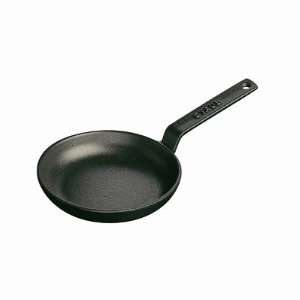 Staub Mini Frying Pan, 4oz, 4 _ , Black Matte  Kitchen 