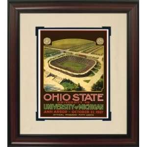   vs. Ohio State Historic Football Program Cover