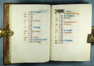 1475 OUSTANDING ROUENS «BOOK OF HOURS», MANUSCRIPT AND ILLUMINATED 