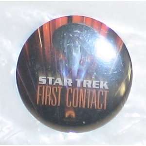  Promotional Movie Pinback Button  Star Trek First Contact 