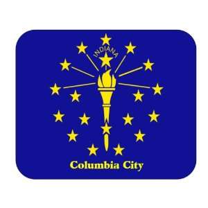  US State Flag   Columbia City, Indiana (IN) Mouse Pad 