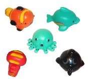 RARE Sea Mania Party Favors Squishy Pencil toppers  