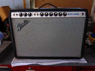 Fender Deluxe Reverb Players Amp 1972 with 2 10 Jensen Neo Speakers 