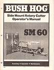 Bush Hog Turf Hog Rotary Cutter Operators Manual items in Creekside 