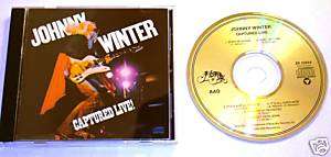JOHNNY WINTER CAPTURED LIVE ORIGINAL CD  