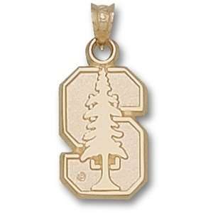 Stanford University S W/Tree Pendant (Gold Plated)  