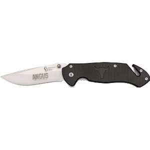 Cattlemans Cutlery 0078 Cowboys Companion II Linerlck Knife with Black 