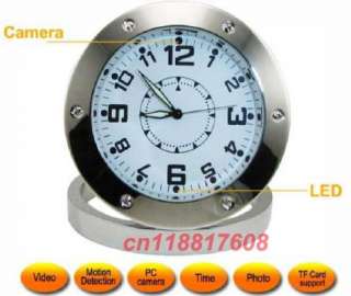 Spy Camera Clock Watch DVR Record Cam Motion Detection m  