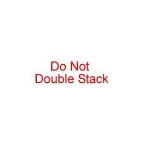  NOT DOUBLE STACK Rubber Stamp for Mail Use self ink