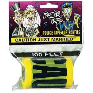  Caution just married party tape 