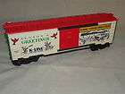 Line 90004 KCC Christmas Boxcar with Diecast Sprung Trucks NEW