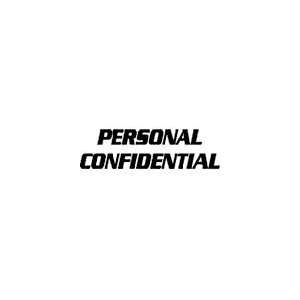   PERSONAL CONFIDENTIAL Self Inking Stamp  Red