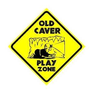  OLD CAVER PLAY ZONE joke hobby fun NEW sign