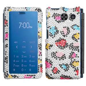 Colorful Leopard Crystal Bling Hard Case Cover for Sanyo Innuendo 6780