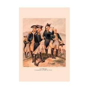 Commander in Chief and Staff 12x18 Giclee on canvas 