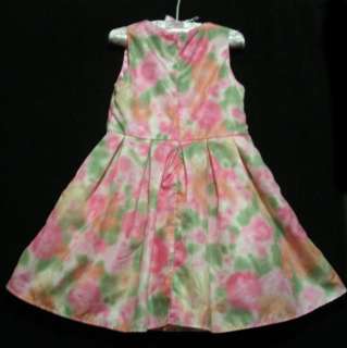 Girls 2pc Watercolor Print Spring Easter Dress, TCP Sz 3T, EUC