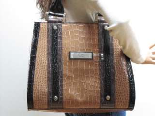 NWT Guess Camel Multi Color Larissa Tote & Shopper Handbag  