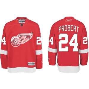  Probert #24 Detroit Red Wings Reebok Premier Home Jersey 