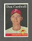 1958 Topps # 372 Don Cardwell   Phila. Phillies   EX/MT