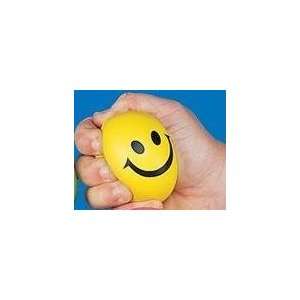  Foam Neon Smile Face Relaxable Squeeze Ball Toys & Games
