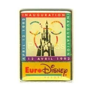  Disney Pin/DLRP Euro Disney Inauguration April 12 1992 