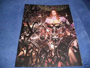 Danny Carey   Tool Drummer   Full Page Color 2006 Pinup  