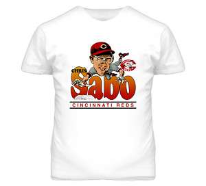 Chris Sabo Retro Baseball Caricature T Shirt  