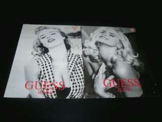 Vintage Guess Jeans Promo Ads   Clippings Lot  