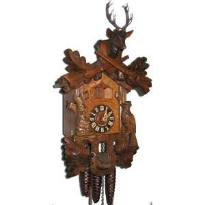 Cuckoo Clock, Musical, Double Door, Hunting Model #1331  