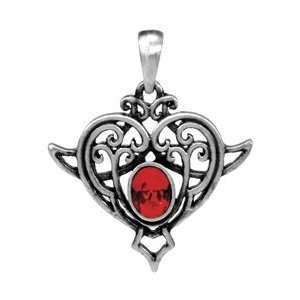 Celtic Heart Pendant Collectible Medallion Necklace Accessory Jewelry 