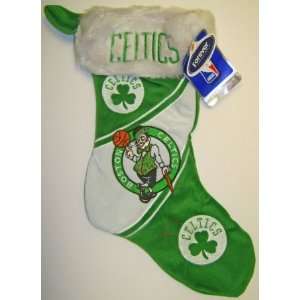 Boston Celtics NBA 3 Tone Plush Stocking  Sports 
