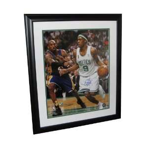  Autograph Rajon Rondo 16x20 framed Finals   Boston Celtics 