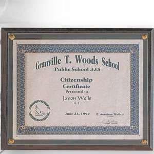  Certificate Plaques