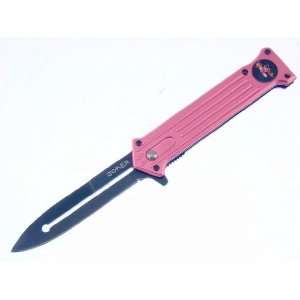  3.5 Joker Spring Assisted Folding Knife   Pink