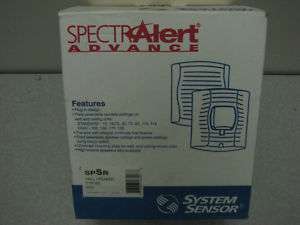 System Sensor SpectrAlert SPSR speaker strobe fire  