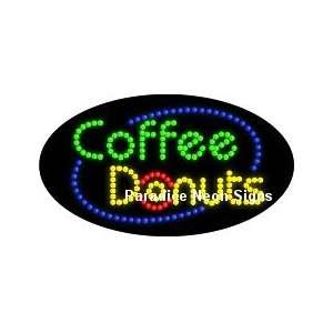  Coffee Donuts LED Sign (Oval)