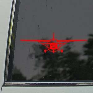  Cessna 182 Sky Lane Plane Red Decal Truck Window Red 