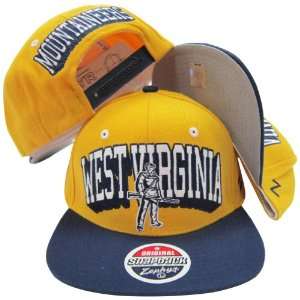  West Virginia Mountaineers Gold/Navy Two Tone Snapback 