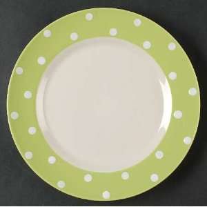  Spode Baking Days Green Luncheon Plate, Fine China Dinnerware 