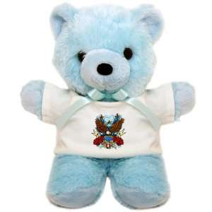  Teddy Bear Blue Freedom Eagle Emblem with United States 