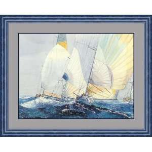  Spinnakers by Dan Jacobson   Framed Artwork