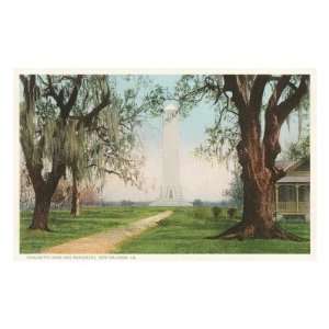  Chalmette Oaks, New Orleans, Louisiana Premium Poster 