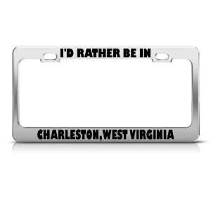  Rather In Charleston West Virginia Metal license plate 