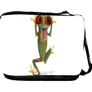 Rikki KnightTM Cheeky Gecko Messenger Bag   Book Bag   Unisex   Ideal 