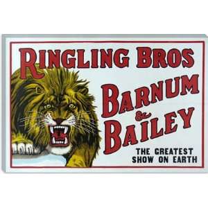  Ringling Bros and Barnum & Bailey Vintage Circus Poster 