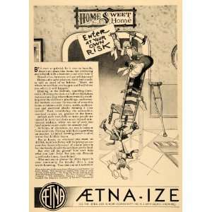  1930 Ad Aetna Insurance Accident Artist Charles Forbell 