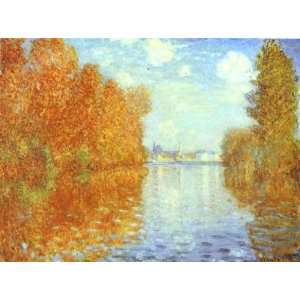   oil paintings   Claude Monet   24 x 18 inches   Autumn at Argenteuil