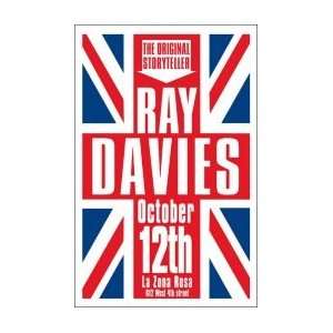  RAY DAVIES   Limited Edition Concert Poster   by Uncle Charlie 