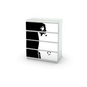 Scarface Girl Decal for IKEA Malm Dresser 4 Drawers